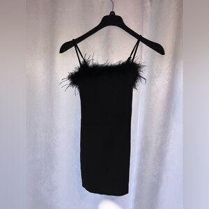 Black mini dress
